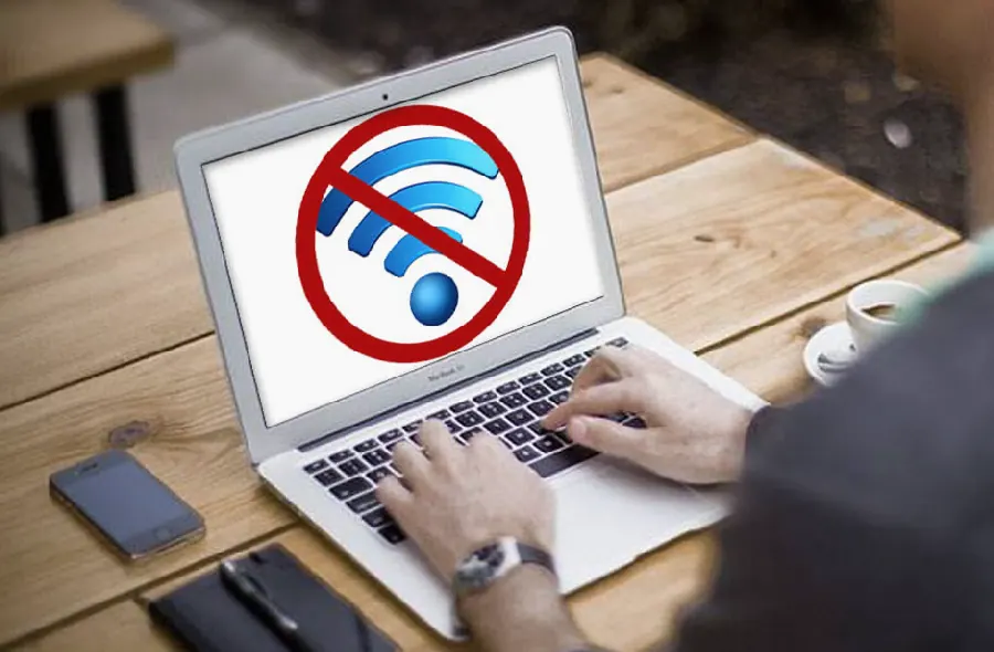 电脑连不上 WiFi 排查示意图